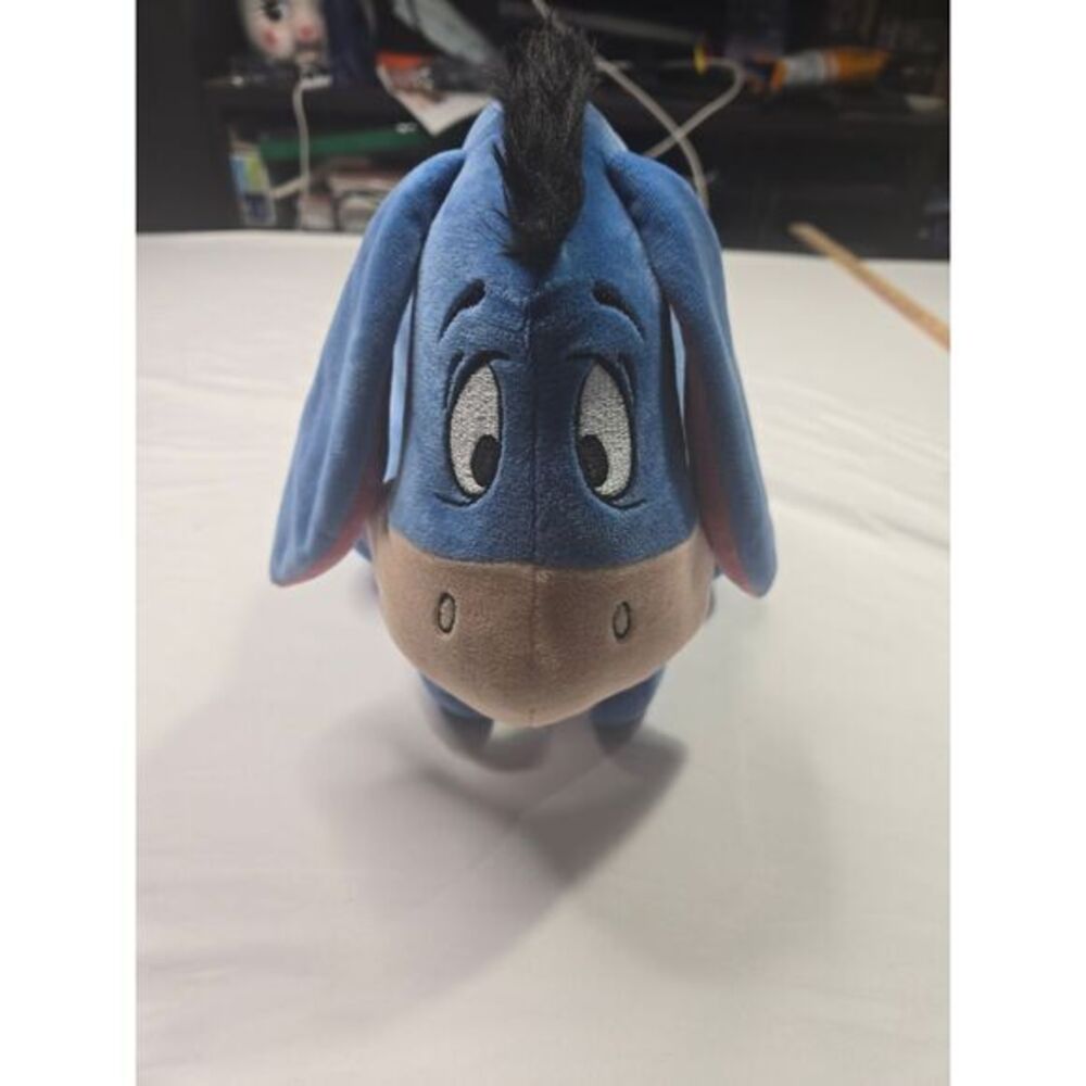 Disney Winnie the Pooh Eeyore 13" Plush Large‎ Blue Donkey Toy stuffed animal